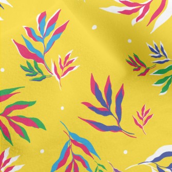 Exotic Leaves Micro Fleece