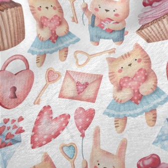 Blushing Cat Celebrates Valent Minky