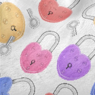Love Lock Key Minky