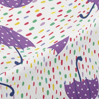 Love Heart Decorated Umbrella Piqué