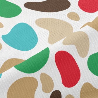 Large And Small Color Blocks Piqué