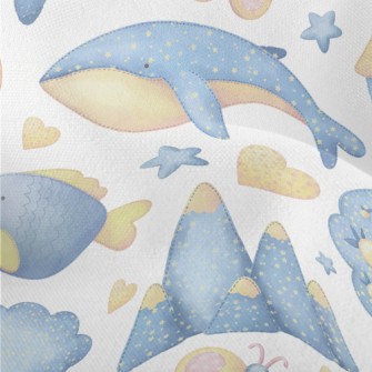 Gentle Whale Fish Lightweight Performance Linen