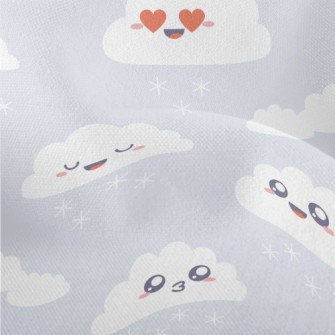 Gray Clouds With Changing Expr Lightweight Performance Linen