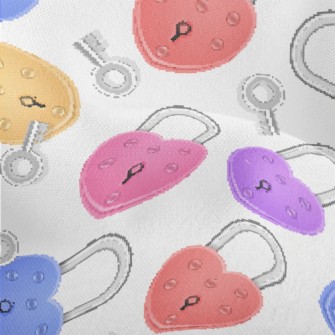 Love Lock Key Lightweight Performance Linen