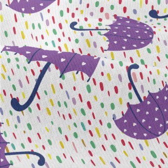 Love Heart Decorated Umbrella Modern Jersey