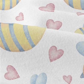 Love Watercolor Little Bee Modern Jersey