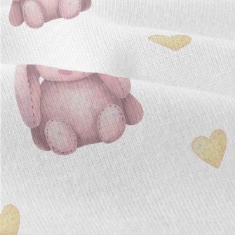 Cute Sitting Pink Rabbit Modern Jersey