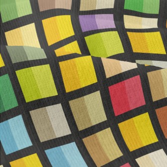 Colorful Geometric Mosaic Modern Jersey