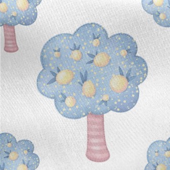 Fruit-bearing Trees Jersey Backed Fleece