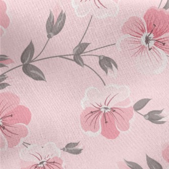 Noble Gradient Flowers Jersey Backed Fleece