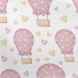 Cute Hot Air Balloon Pongee