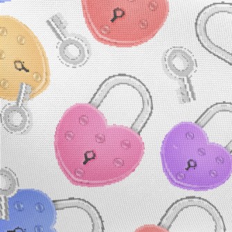 Love Lock Key Pongee