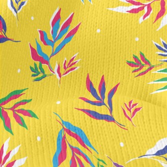 Exotic Leaves Stretch Jersey