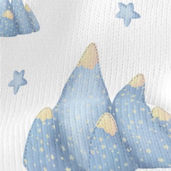 Watercolor Three-dimensional H Stretch Jersey