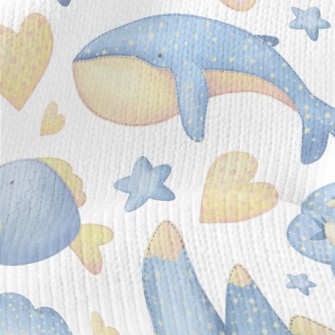 Gentle Whale Fish Stretch Jersey