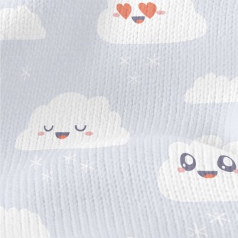 Gray Clouds With Changing Expr Stretch Jersey