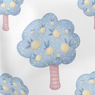 Fruit-bearing Trees Lightweight Cotton Poplin