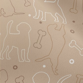 Puppy Training Silhouette Chiffon