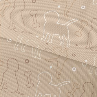 Puppy Training Silhouette Waterproof Oxford