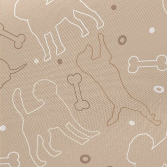 Puppy Training Silhouette Twill