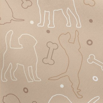 Puppy Training Silhouette Pongee
