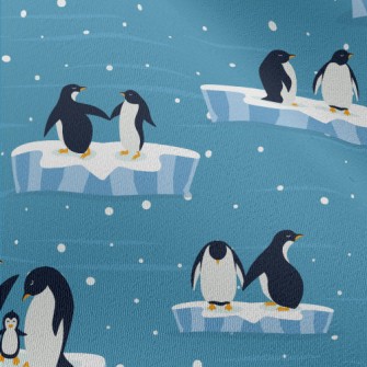 Cute Penguin Family Chiffon