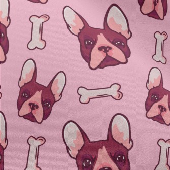 Dog And Dog Bone Toys Chiffon