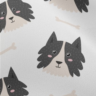 Smiling Shepherd Dog Chiffon