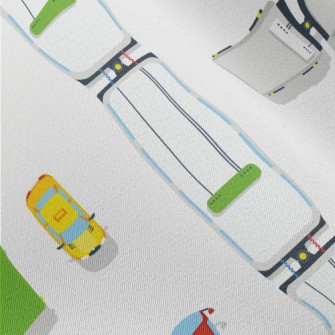 Transportation Top View Chiffon