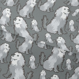 Gray Long-haired Dog Waterproof Oxford