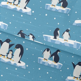 Cute Penguin Family Waterproof Oxford