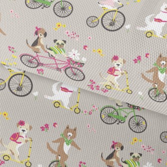 Happy Cycling Puppy Waterproof Oxford
