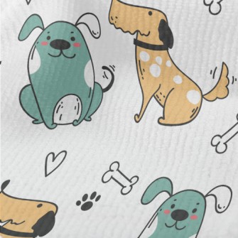 Cartoon Style Cute Puppy Terry