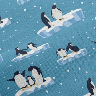 Cute Penguin Family Performance Linen