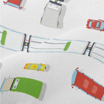 Transportation Top View Performance Linen