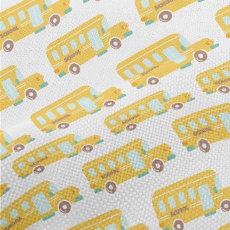 Cartoon School Bus Performance Linen