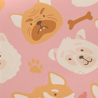 Cartoon Pet Puppy Twill