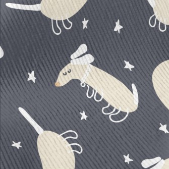 Dachshund On A Summer Night Standard Corduroy