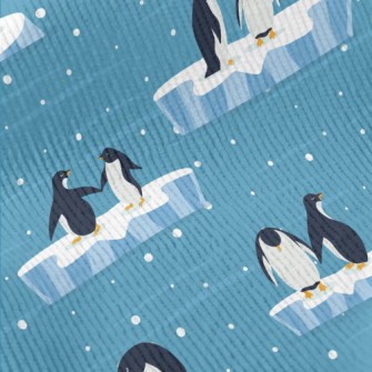 Cute Penguin Family Standard Corduroy