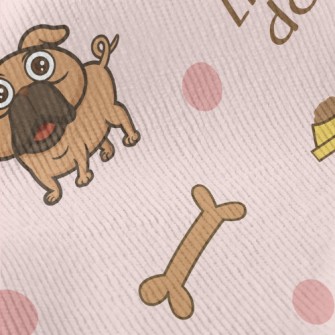 Funny Cute Puppy Standard Corduroy