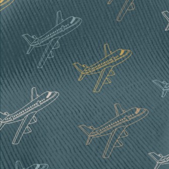 Color Line Airplane Standard Corduroy