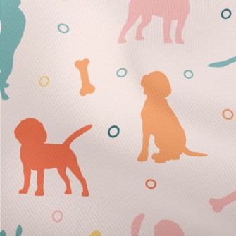 Colored Puppy Silhouette Dobby