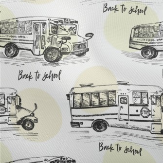 Hand Drawn Bus Sketch Dobby