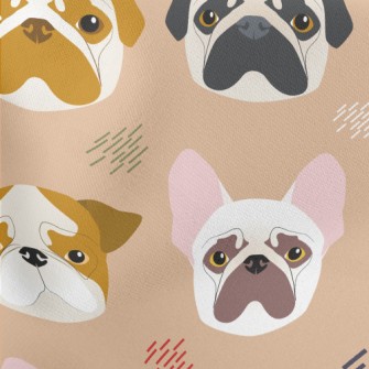 Puppy Head Hand Drawing Stretch Ponte