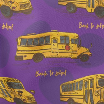Yellow School Bus On The First Stretch Ponte