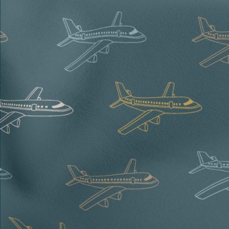 Color Line Airplane Stretch Ponte