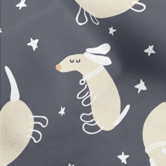 Dachshund On A Summer Night Micro Fleece
