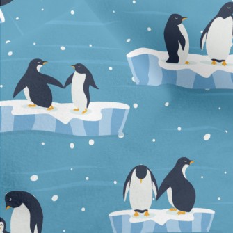 Cute Penguin Family Micro Fleece