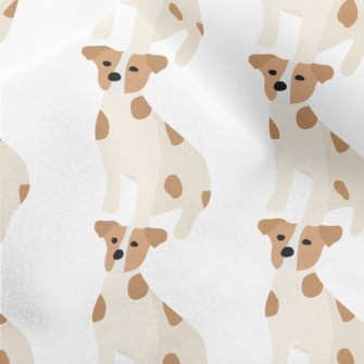 Simple Cute Puppy Micro Fleece