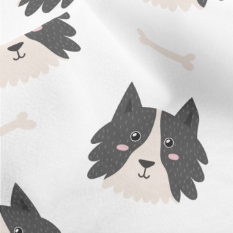 Smiling Shepherd Dog Micro Fleece